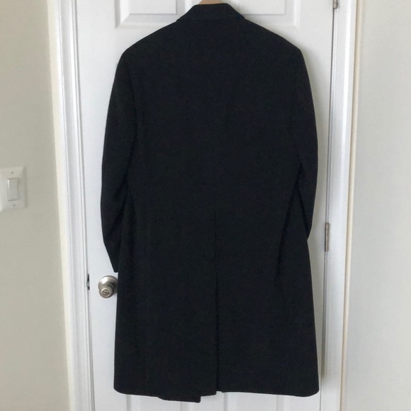 Full Length Charcoal Wool Topcoat - Picture 5 of 5